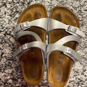 Silver Birkenstock Mayari Sandal